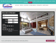 Tablet Screenshot of ac-immobilier.net